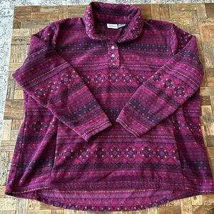 Women’s Super soft Fleece Pullover with Shawl Collar by Vermont Country Store